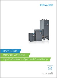 Руководство пользователя частотный преобразователь MD500-Е