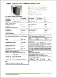 Техническое описание устройство плавного пуска SMC 3 DOL